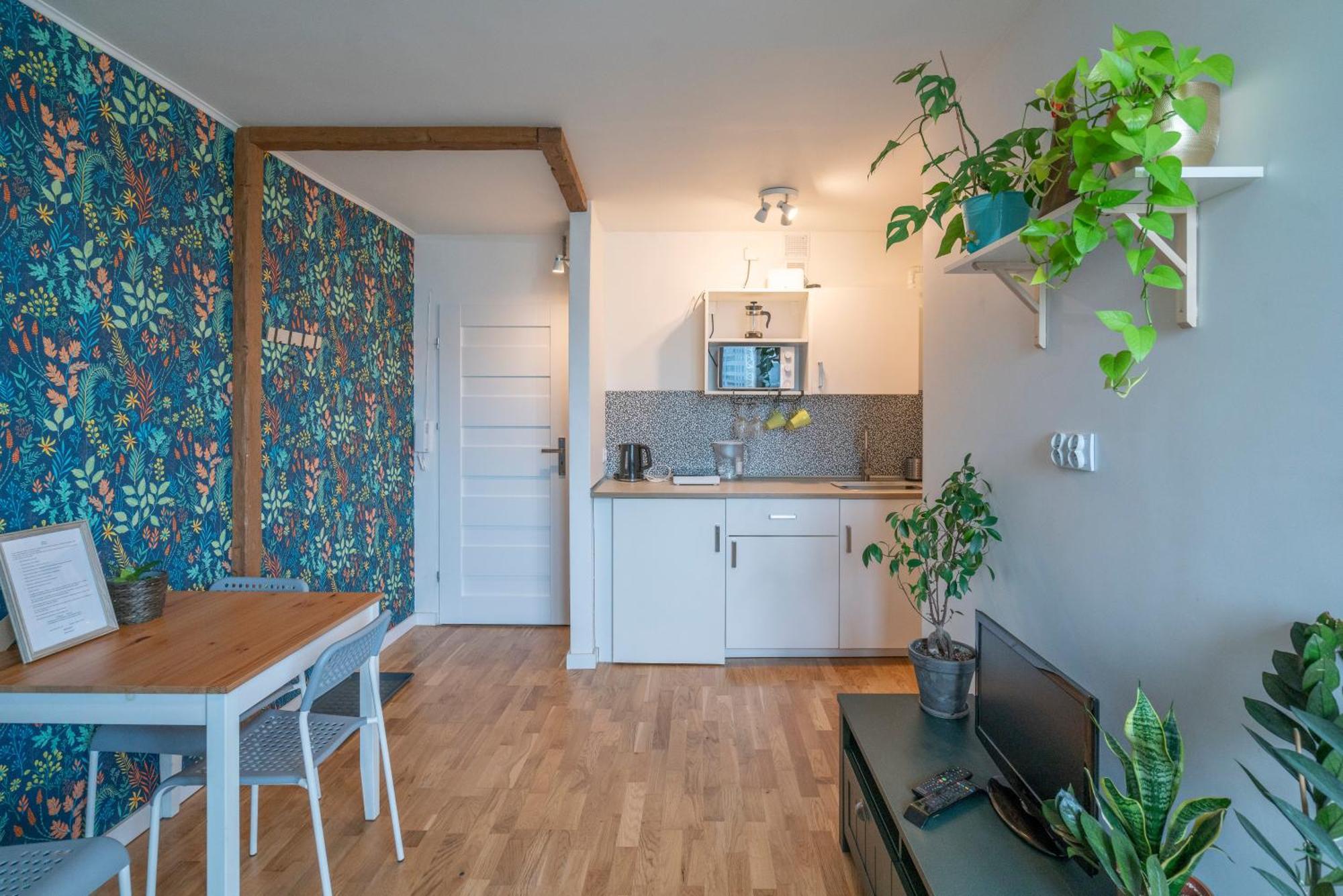 Green Studio In The City Center Of Вроцлав Екстер'єр фото